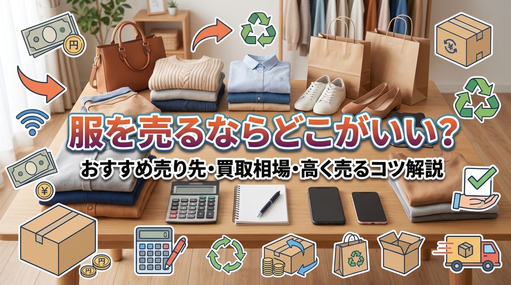 服を売るならどこがいい？ | おすすめ売り先・買取相場・高く売るコツ解説！