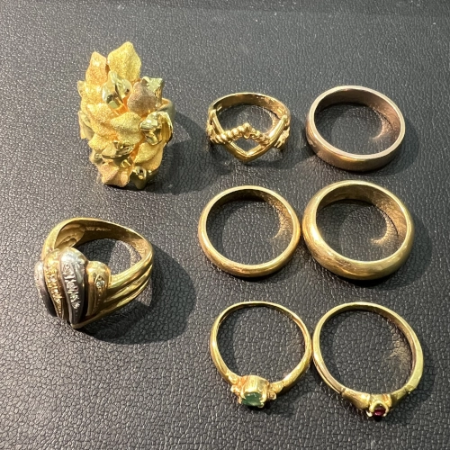 18金 K18 リング等一式を買取