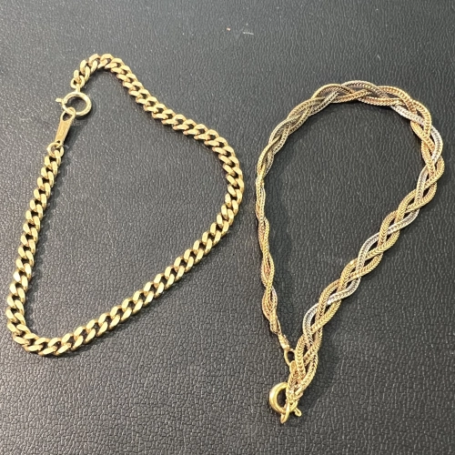 金・貴金属ブレスレット K18 デザインブレスレット 喜平ブレスレットを買取