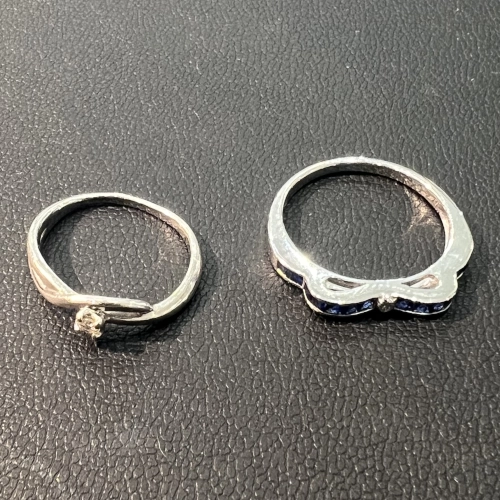 プラチナ900 Pt900 750 リング2点を買取