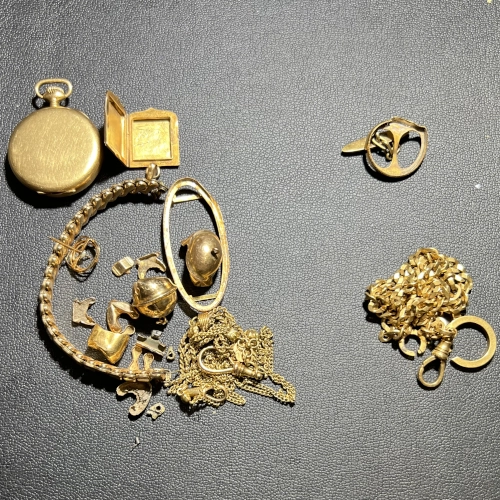 18金 K18 K22 懐中時計 チェーン等を買取