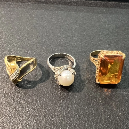 金・貴金属リング/指輪 K18 Pt900 K18/Pt900 リング3点を買取