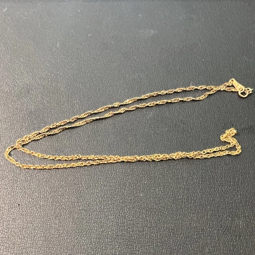 10金 K10 スクリューチェーンネックレスを買取