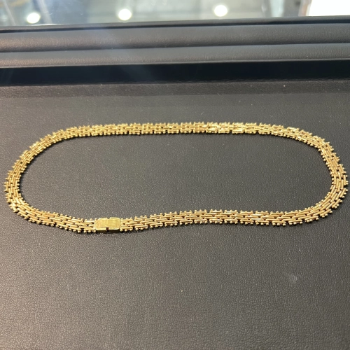 金・貴金属ネックレス K18 デザインネックレスを買取