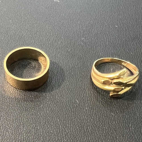 金・貴金属リング/指輪 K18 リング×2を買取