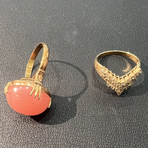 金・貴金属リング/指輪 K18 ダイヤ付きリング 色石付きリングを買取