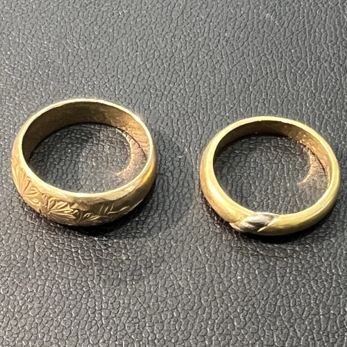 金・貴金属リング/指輪 K18 K18/Pt900 リング2点を買取