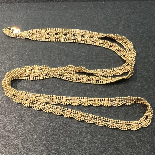 金・貴金属ネックレス K18 デザインネックレスを買取