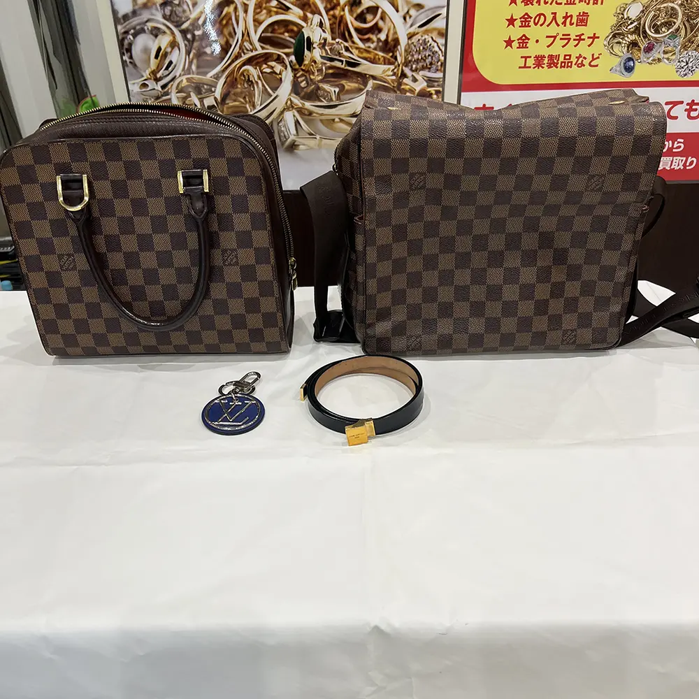 ルイ ヴィトン Louis Vuitton ダミエ ハンドバッグ ショルダーバッグ等4点セットを買取