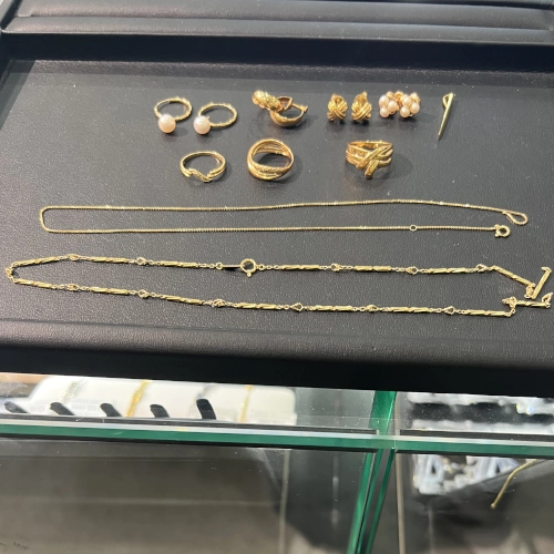 18金 K18 ピアス リング等を買取