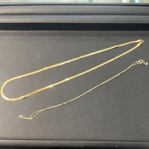 金・貴金属ネックレス K18 オメガネックレス K10 チェーンネックレスを買取