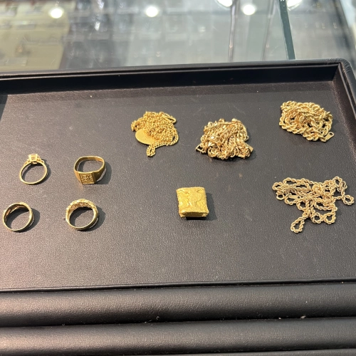 18金 K18 リングやネックレス等多数を買取