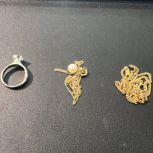 18金 K18 ネックレス2本 他を買取