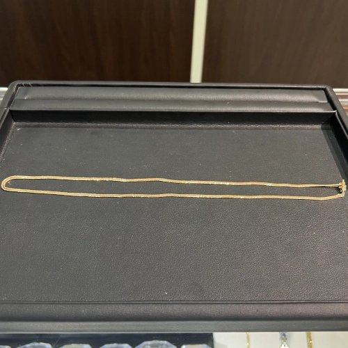 金・貴金属ネックレス 18金 K18 12面トリプル喜平ネックレスを買取