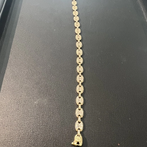 10金 K10 ジルコニアブレスレットを買取