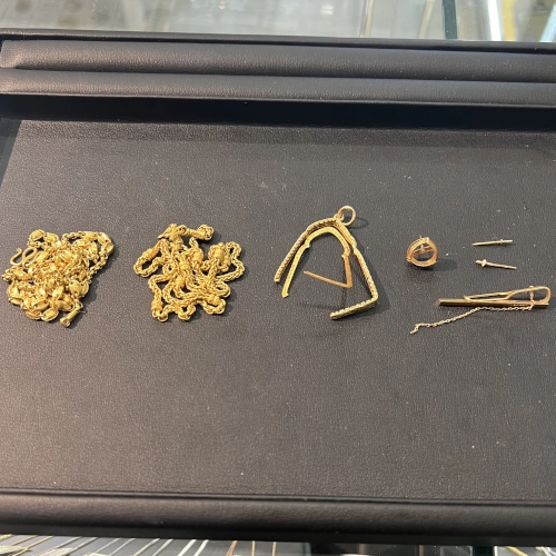 23金 K23 ネックレス K18 タイピン等7点を買取