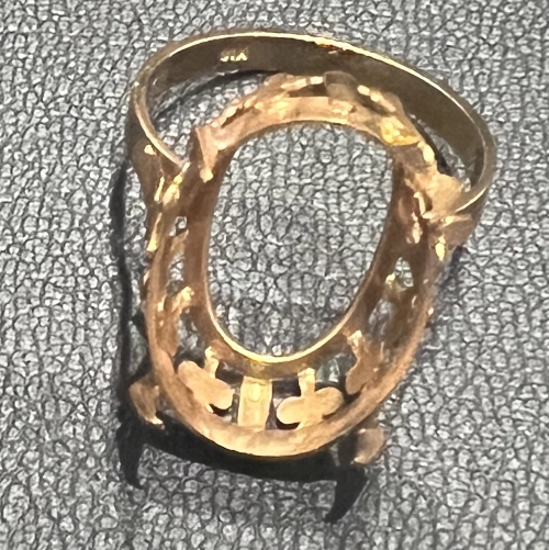 18金 K18 リング 土台のみを買取