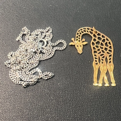 プラチナ850 Pt850 喜平2面ネックレス K18 ペンダントトップを買取