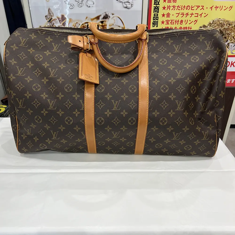 ルイ ヴィトン Louis Vuitton キーポル55 モノグラム ボストンバッグ M41424を買取