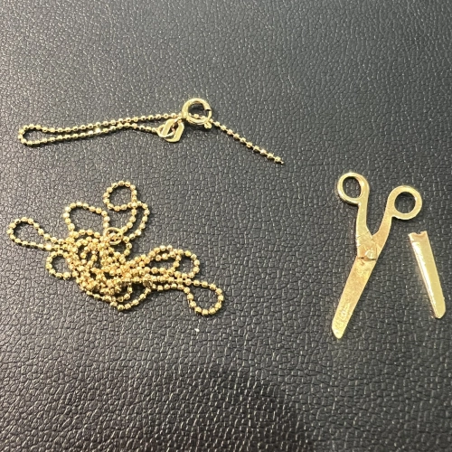 14金 K14 ボールチェーン 切れありを買取
