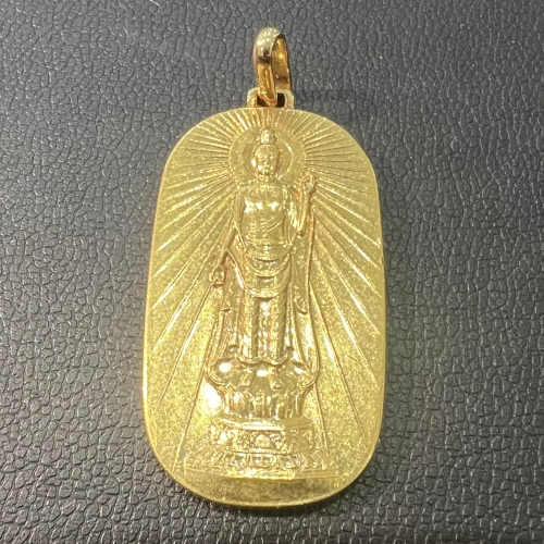 24金 K24 仏様モチーフペンダントトップを買取