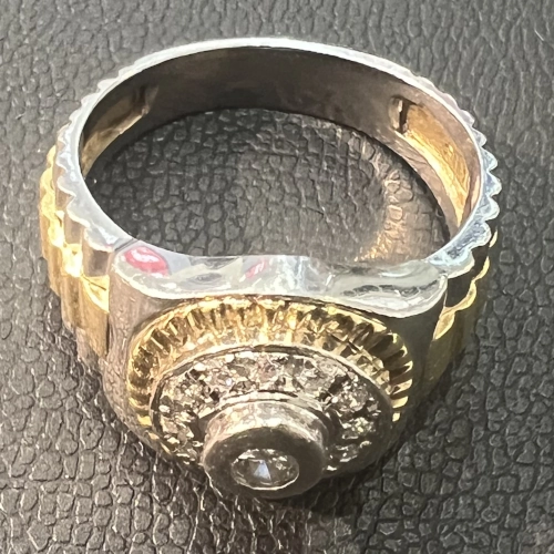 プラチナ900 K18/PT900 PTメイン ダイヤモンドリングを買取