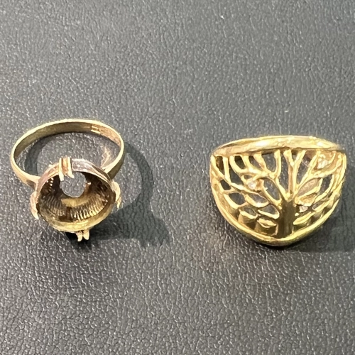 金・貴金属リング/指輪 18金 K18 リング2点を買取